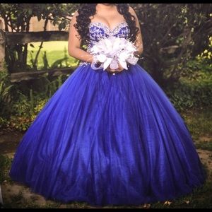 Navy Blue Prom/Quinceañera Dress
